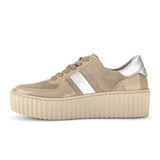 Gabor 53.203.14 Vesta Sneaker (Women) - Pudor Dreamvelour Athletic - Casual - LaceUp - The Heel Shoe Fitters