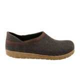 Haflinger GZH Clog (Unisex) - Smokey Brown Dress-Casual - Clogs & Mules - The Heel Shoe Fitters