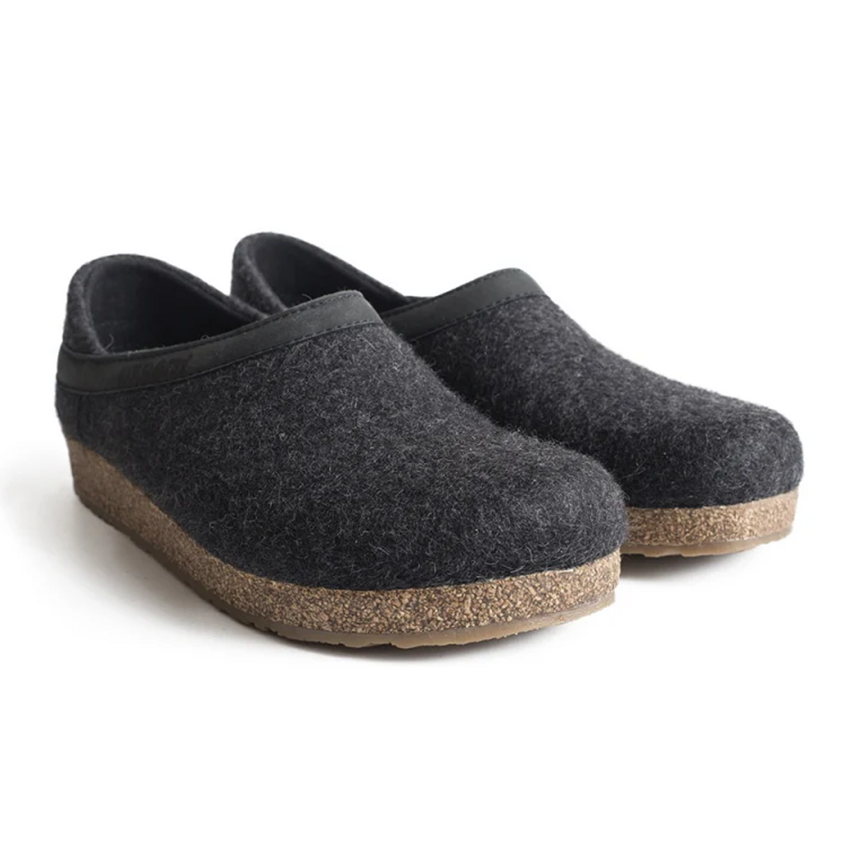 Haflinger GZH Clog (Unisex) - Charcoal Dress-Casual - Clogs & Mules - The Heel Shoe Fitters