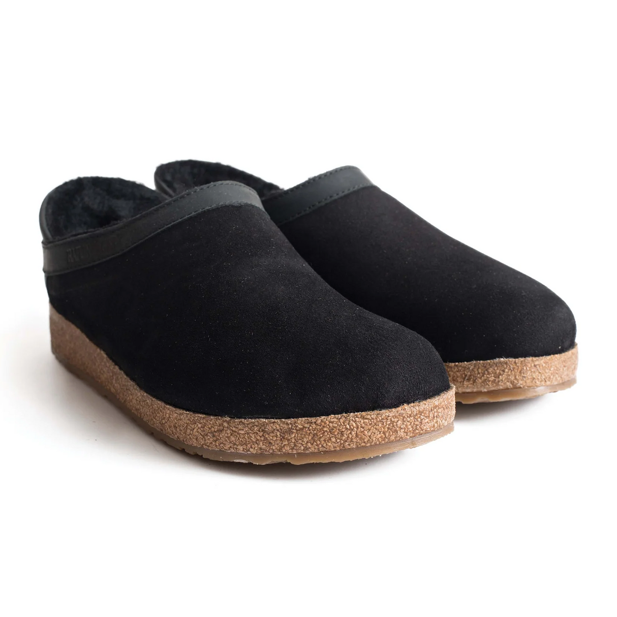 Haflinger Siberia Clog (Unisex) - Black Dress-Casual - Slippers - The Heel Shoe Fitters