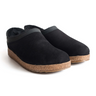 Haflinger Siberia Clog (Unisex) - Black Dress-Casual - Slipper - The Heel Shoe Fitters