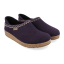 Haflinger GZH Zig Zag Clog (Unisex) - Eggplant