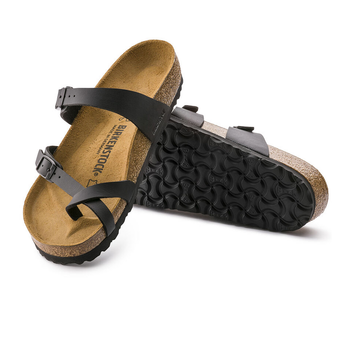 Birkenstock Mayari Sandal (Women) - Black Birko-Flor Sandals - Thong - The Heel Shoe Fitters