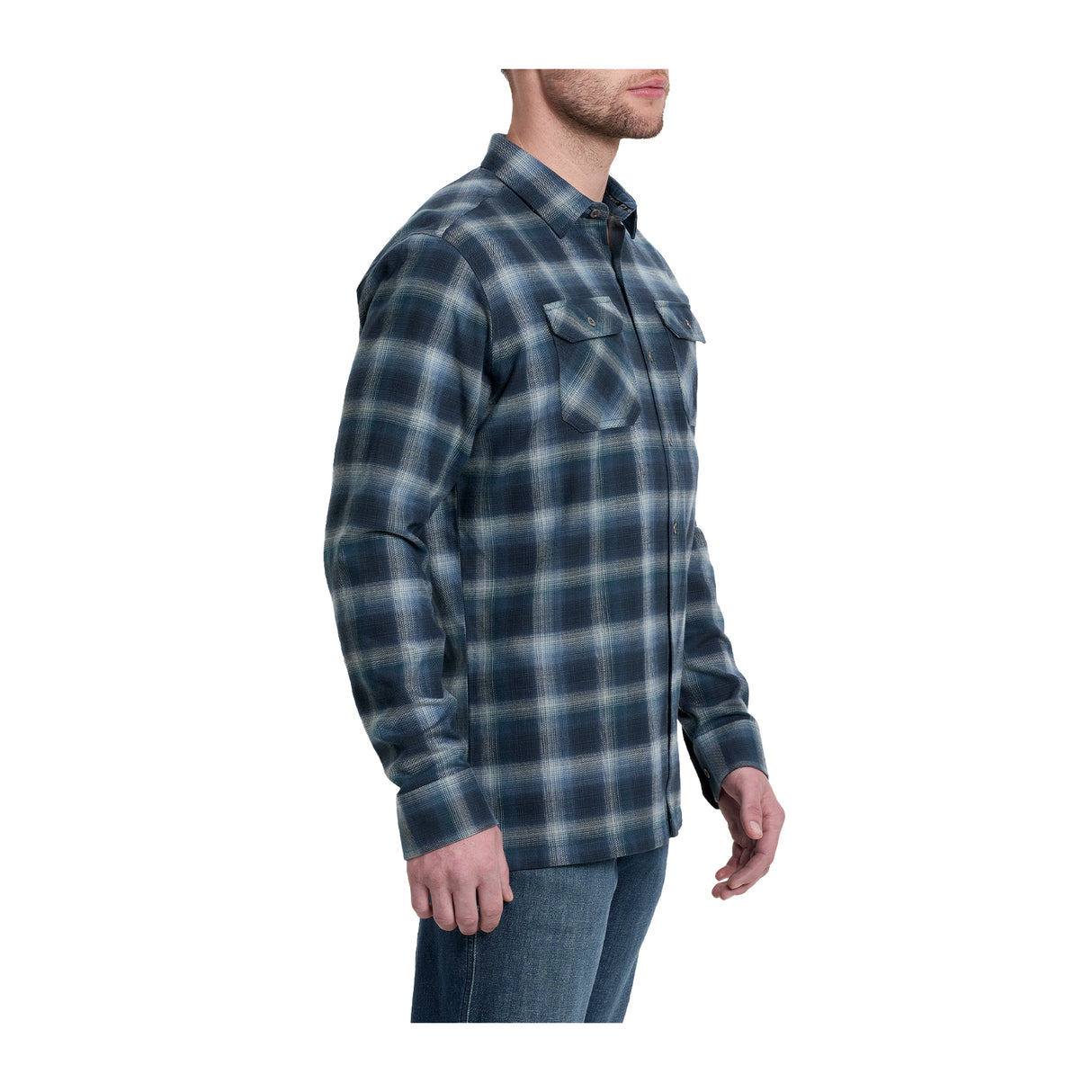 Kuhl Dillingr Flannel (Men) - Blue Creek Apparel - Top - Long Sleeve - The Heel Shoe Fitters