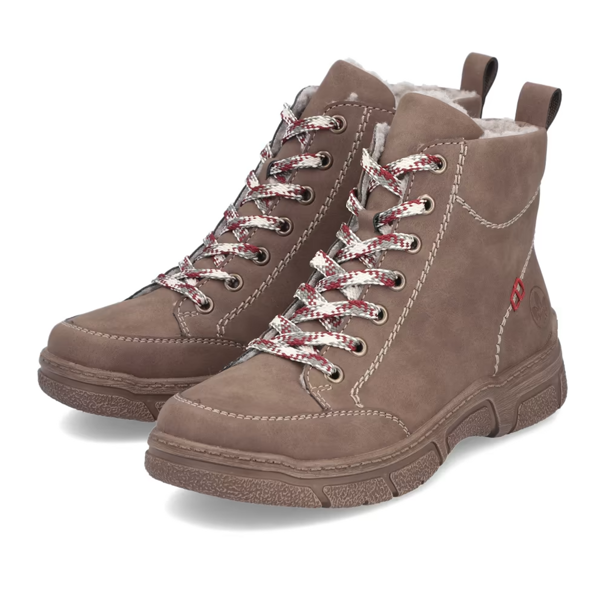 Rieker Debi 72320-24 Boot (Women) - Wood/Morelia Boots - Casual - Low - The Heel Shoe Fitters