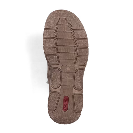 Rieker Debi 72320-24 Boot (Women) - Wood/Morelia Boots - Casual - Low - The Heel Shoe Fitters