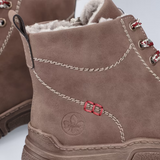 Rieker Debi 72320-24 Boot (Women) - Wood/Morelia Boots - Casual - Low - The Heel Shoe Fitters