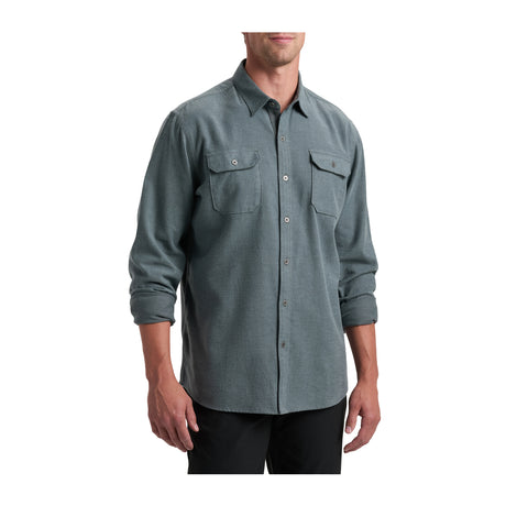 Kuhl Descendr Flannel (Men) - Overcast Apparel - Top - Long Sleeve - The Heel Shoe Fitters