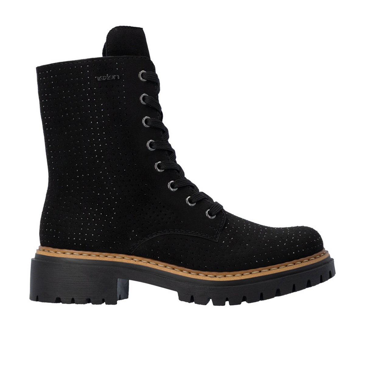 Rieker Pearl 72609 Lace Up Boot (Women) - Schwarz