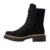 Rieker Pearl 72609 Lace Up Boot (Women) - Schwarz