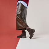 Rieker Pearl 72617 Lace Up Boot (Women) - Nougat/Antik/Espresso