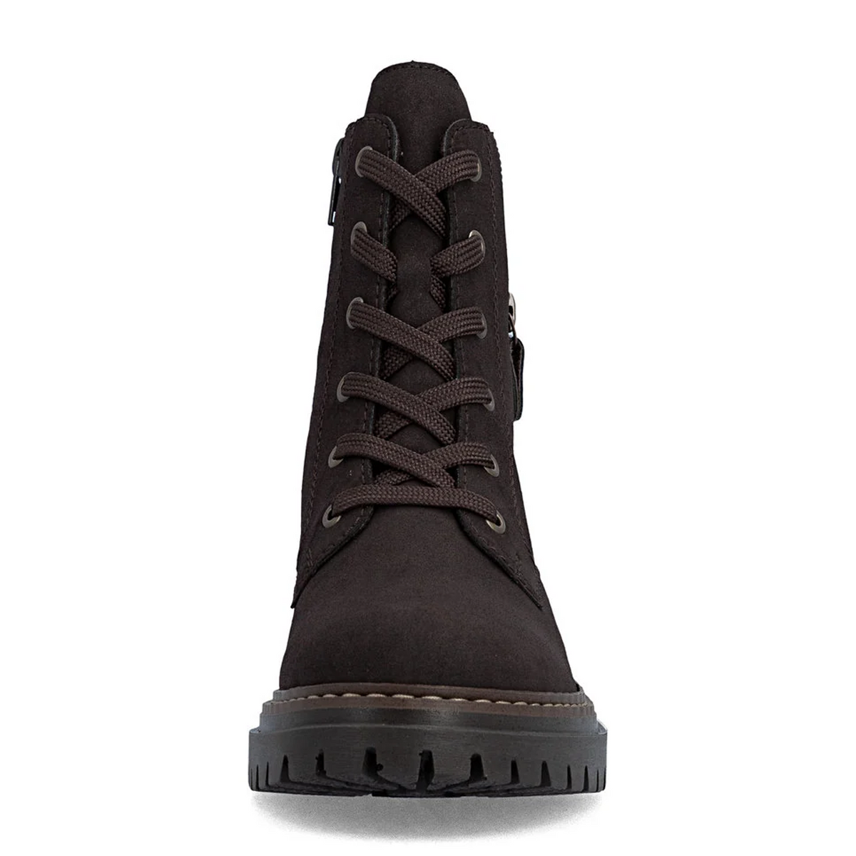 Rieker Pearl 72617 Lace Up Boot (Women) - Nougat/Antik/Espresso
