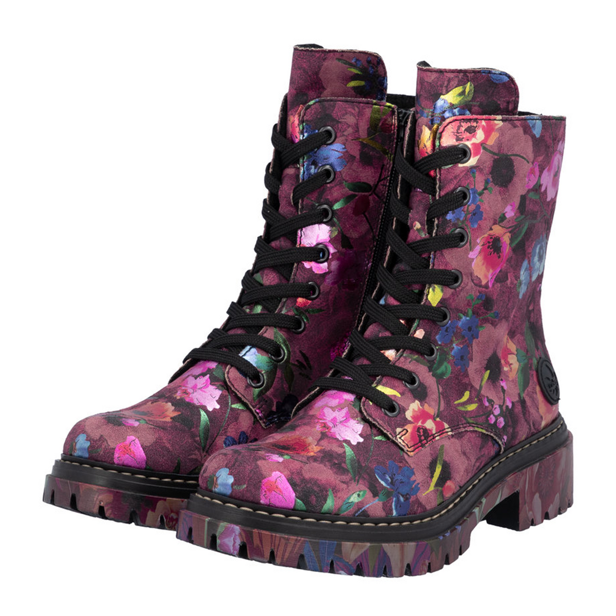 Rieker Pearl 72627 Lace Up Boot (Women) - Multi
