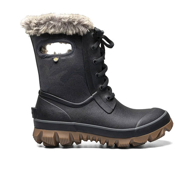 Bogs Arcata Tonal Camo Waterproof Snow Boot (Women) - Black Boots - Winter - Mid - The Heel Shoe Fitters