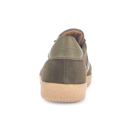 Gabor 300 Court Sneaker (Women) - Olive Loden Suede Athletic - Casual - Lace Up - The Heel Shoe Fitters
