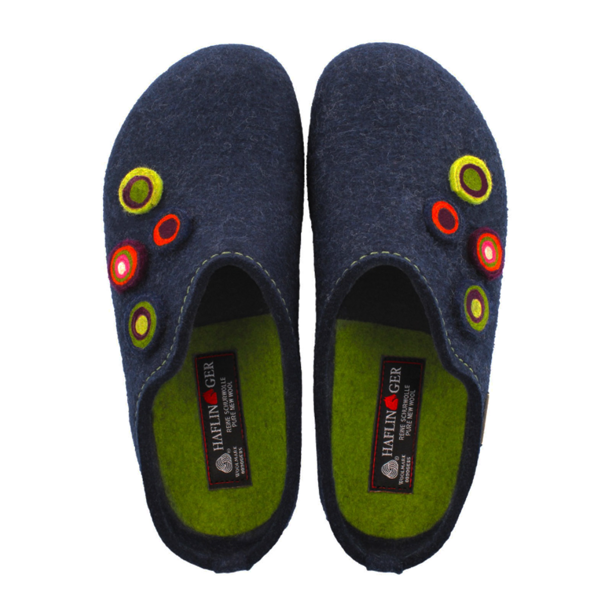 Haflinger Chloe Clog (Women) - Captain's Blue Dress-Casual - Clogs & Mules - The Heel Shoe Fitters