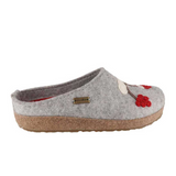 Haflinger Winterbird Clog (Women) - Silver Grey Dress-Casual - Clogs & Mules - The Heel Shoe Fitters