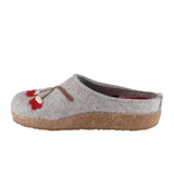 Haflinger Winterbird Clog (Women) - Silver Grey Dress-Casual - Clogs & Mules - The Heel Shoe Fitters