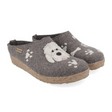 Haflinger Doodle Clog (Women) - Grey Dress-Casual - Clogs & Mules - The Heel Shoe Fitters