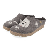 Haflinger Doodle Clog (Women) - Grey Dress-Casual - Clogs & Mules - The Heel Shoe Fitters