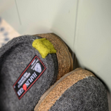 Haflinger Speed Clog (Women) - Grey Dress-Casual - Clogs & Mules - The Heel Shoe Fitters