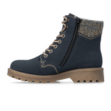Rieker Sabrina 20 Lace Up Boot (Women) - Pazifik/Kastanie