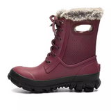 Bogs Arcata Dots Mid Winter Boot (Women) - Oxblood Boots - Winter - Mid - The Heel Shoe Fitters