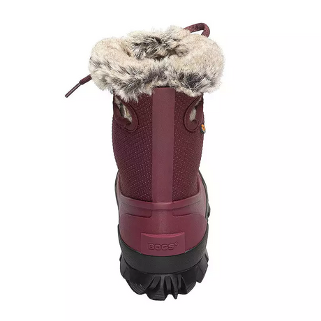 Bogs Arcata Dots Mid Winter Boot (Women) - Oxblood Boots - Winter - Mid - The Heel Shoe Fitters