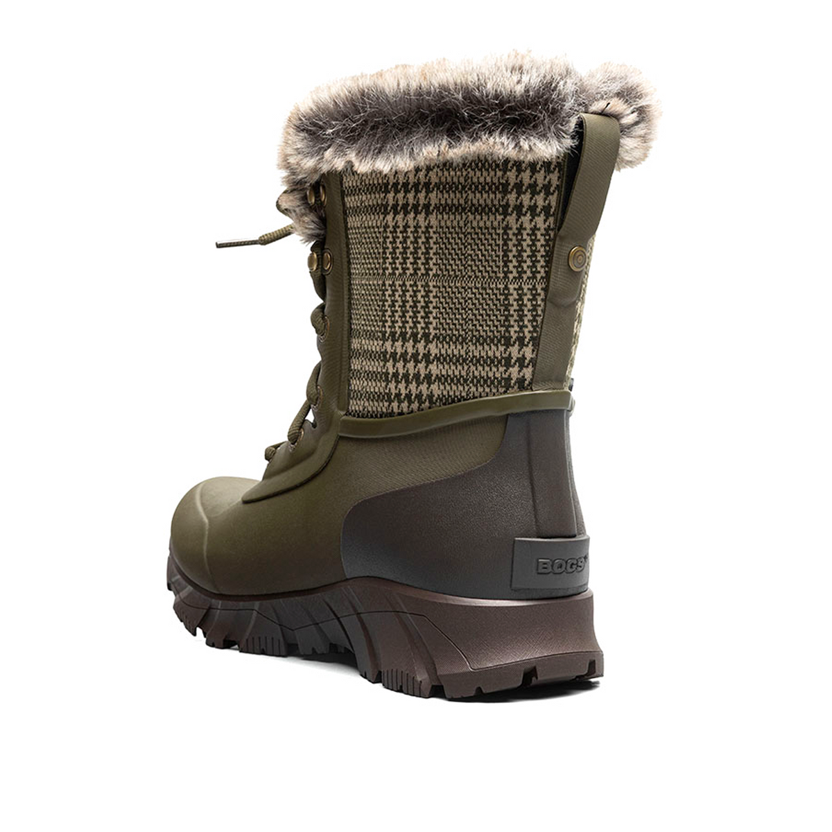 Bogs Arcata II Plaid Winter Boot (Women) - Olive Multi