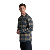 Kuhl The Law Flannel Long Sleeve Shirt (Men) - Ocean Driftwood