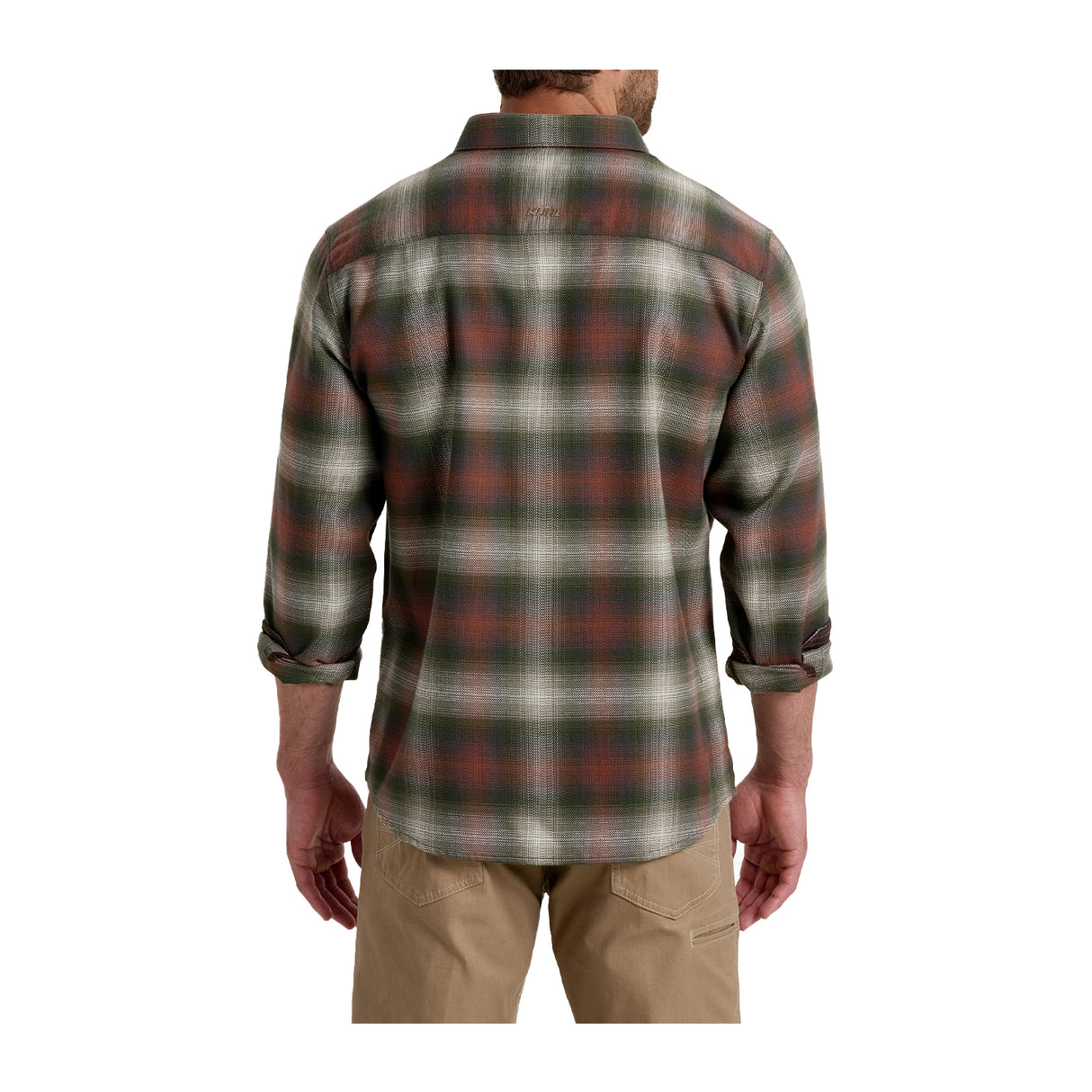 Kuhl Law Flannel Long Sleeve Shirt (Men) - Olive Copper Apparel - Top - Long Sleeve - The Heel Shoe Fitters