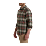 Kuhl Law Flannel Long Sleeve Shirt (Men) - Olive Copper Apparel - Top - Long Sleeve - The Heel Shoe Fitters