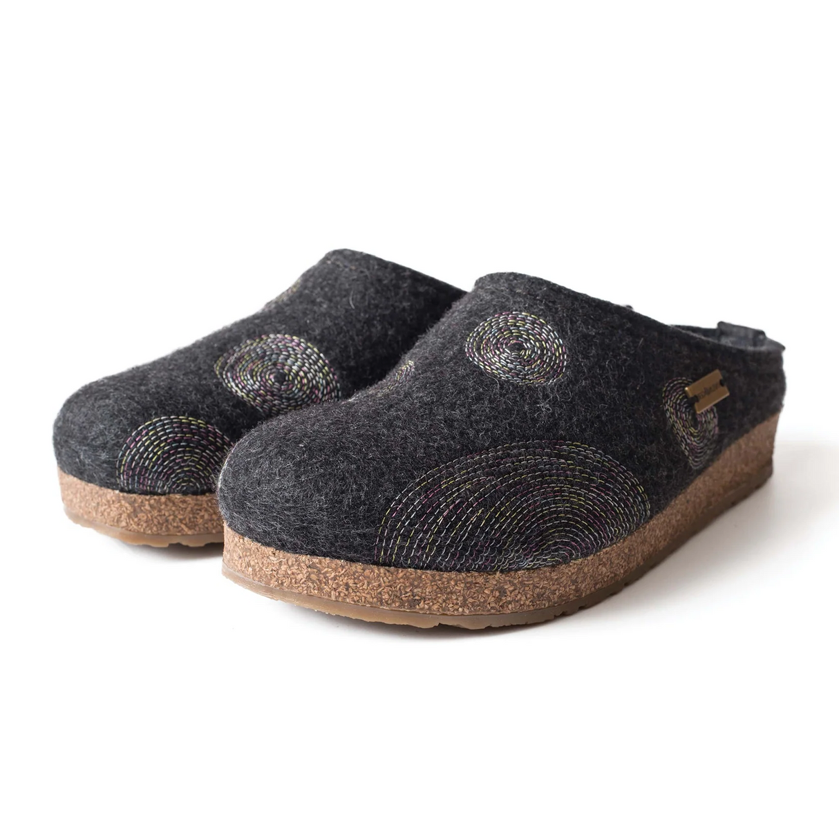 Haflinger Spirit Clog (Women) - Charcoal Dress-Casual - Clogs & Mules - The Heel Shoe Fitters