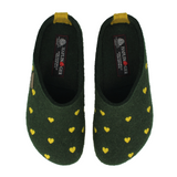 Haflinger Cuoricini Clog (Women) - Spruce Dress-Casual - Clogs & Mules - The Heel Shoe Fitters