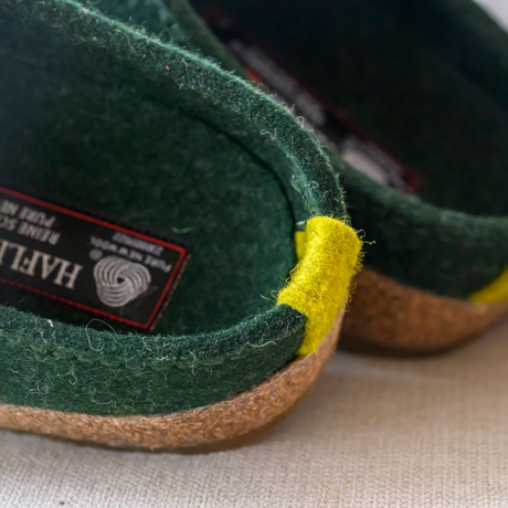 Haflinger Cuoricini Clog (Women) - Spruce Dress-Casual - Clogs & Mules - The Heel Shoe Fitters