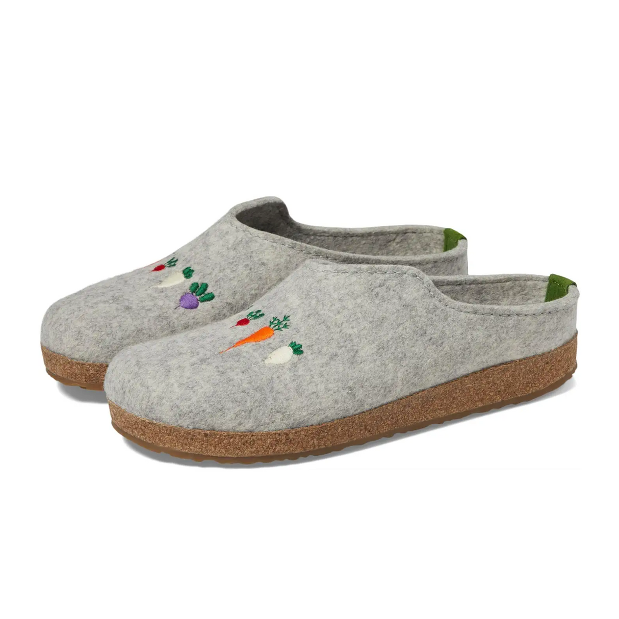 Haflinger Roots Clog (Women) - Silver Grey Dress-Casual - Clogs & Mules - The Heel Shoe Fitters