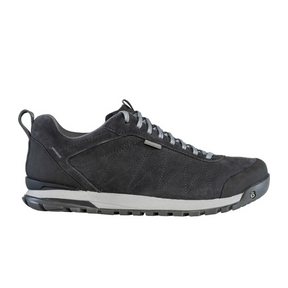 Oboz Bozeman Low Leather Lace Up Trail Shoe (Men) - Black Sea Hiking - Low - The Heel Shoe Fitters