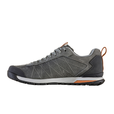 Oboz Bozeman Low Leather Lace Up Trail Shoe (Men) - Charcoal Hiking - Low - The Heel Shoe Fitters