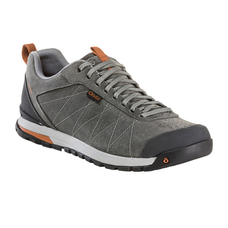 Oboz Bozeman Low Leather Lace Up Trail Shoe (Men) - Charcoal Hiking - Low - The Heel Shoe Fitters