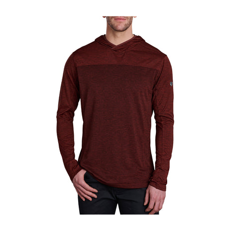 Kuhl Engineered Hoody (Men) - Mahogany Apparel - Top - Short Sleeve - The Heel Shoe Fitters