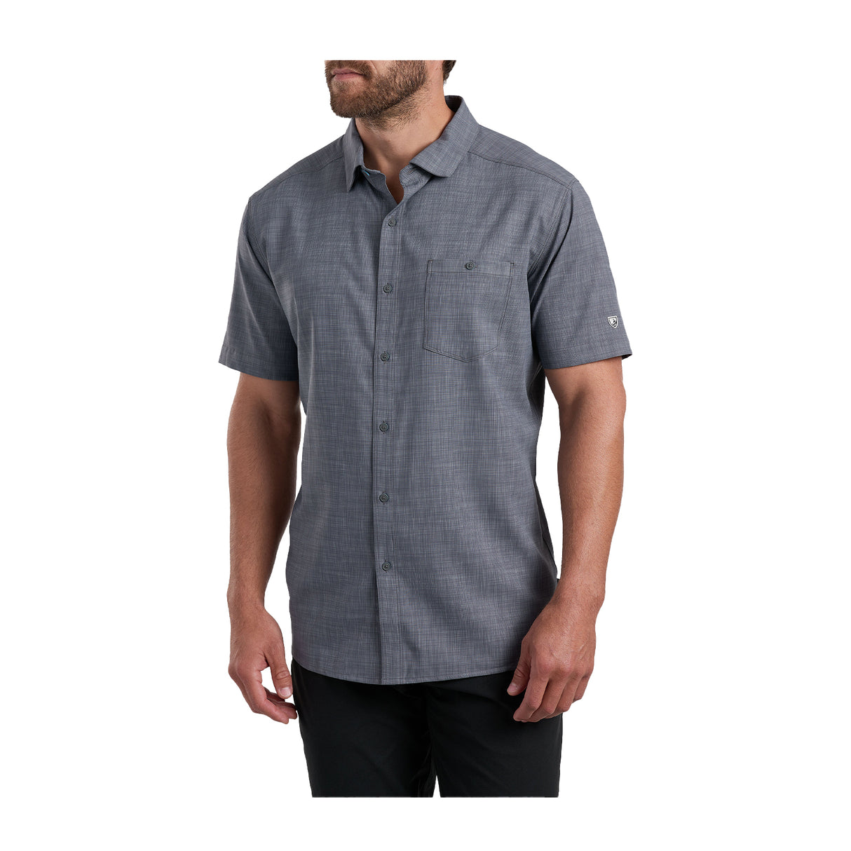 Kuhl Persuadr Short Sleeve Shirt (Men) - Carbon Apparel - Top - Short Sleeve - The Heel Shoe Fitters