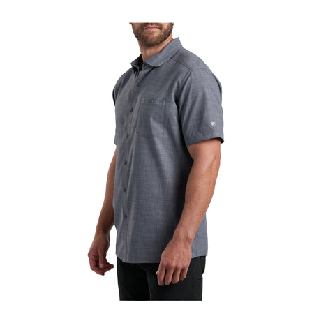 Kuhl Persuadr Short Sleeve Shirt (Men) - Carbon Apparel - Top - Short Sleeve - The Heel Shoe Fitters