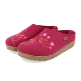 Haflinger Amaya Clog (Women) - Port Dress-Casual - Clogs & Mules - The Heel Shoe Fitters