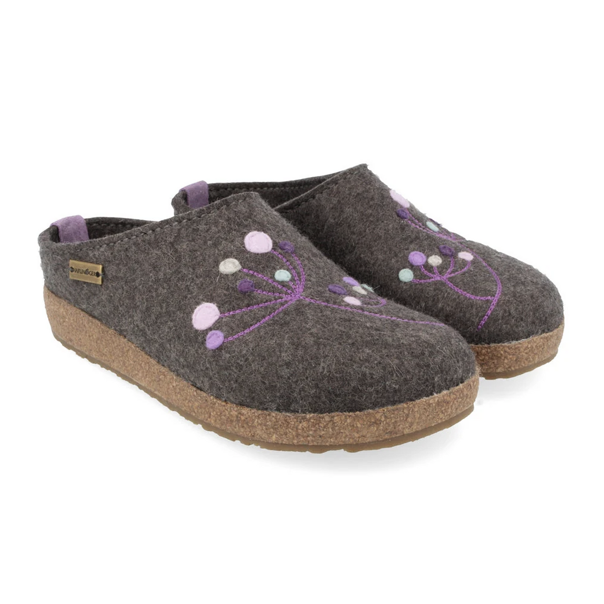 Haflinger Amaya Clog (Women) - Grey Dress-Casual - Clogs & Mules - The Heel Shoe Fitters