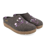 Haflinger Amaya Clog (Women) - Grey Dress-Casual - Clogs & Mules - The Heel Shoe Fitters