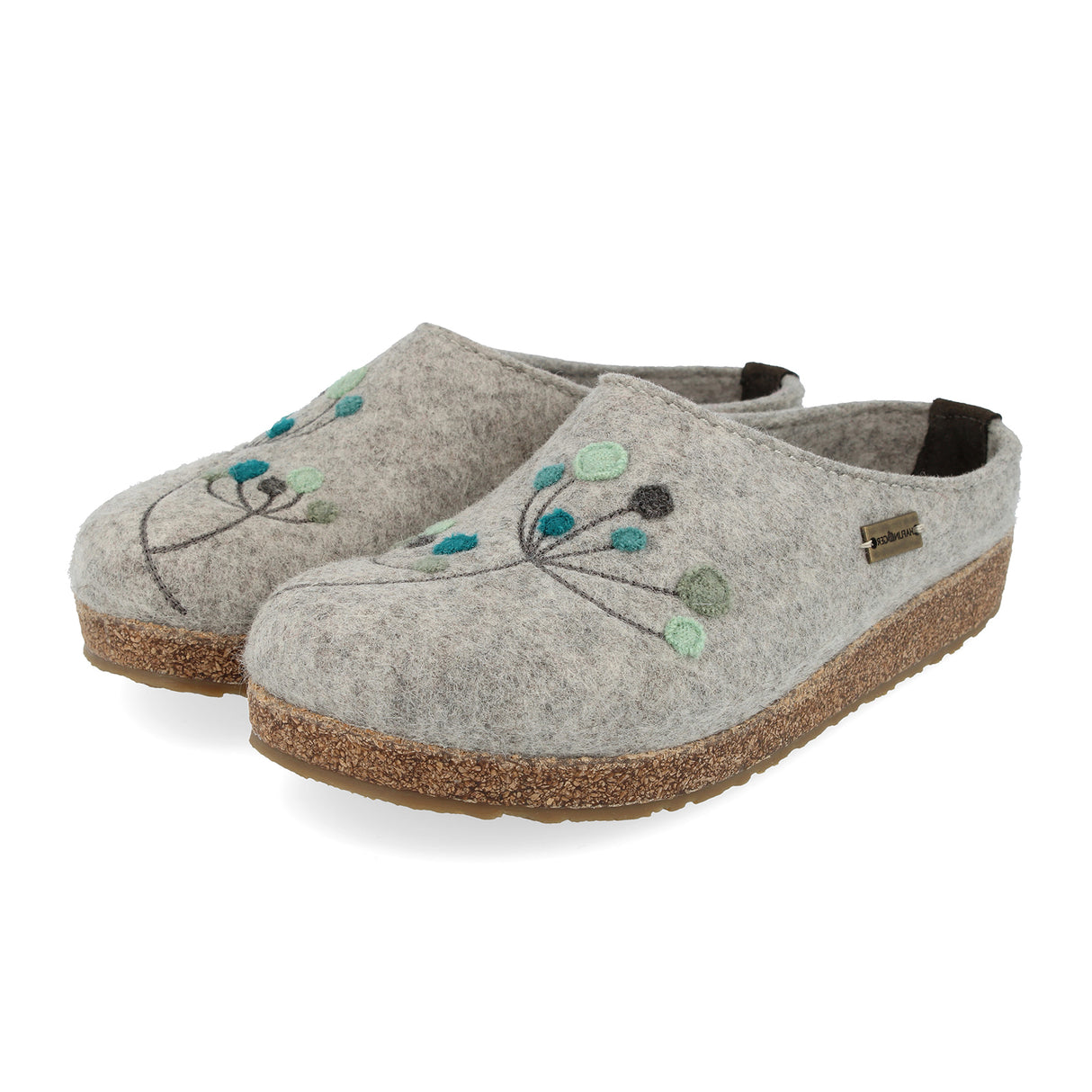 Haflinger Amaya Clog (Women) - Silver Grey Dress-Casual - Clogs & Mules - The Heel Shoe Fitters