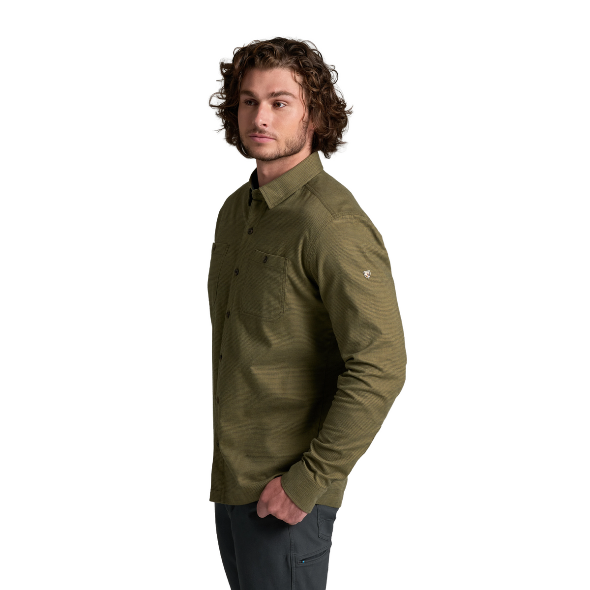 Kuhl Revolvr Long-Sleeve Flannel (Men) - Olive Night