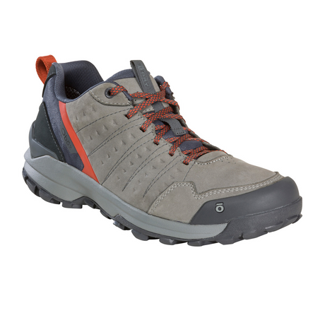 Oboz Sypes Low Leather B-DRY Hiking Shoe (Men) - Steel Hiking - Low - The Heel Shoe Fitters