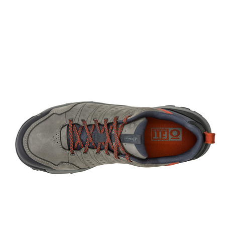 Oboz Sypes Low Leather B-DRY Hiking Shoe (Men) - Steel Hiking - Low - The Heel Shoe Fitters