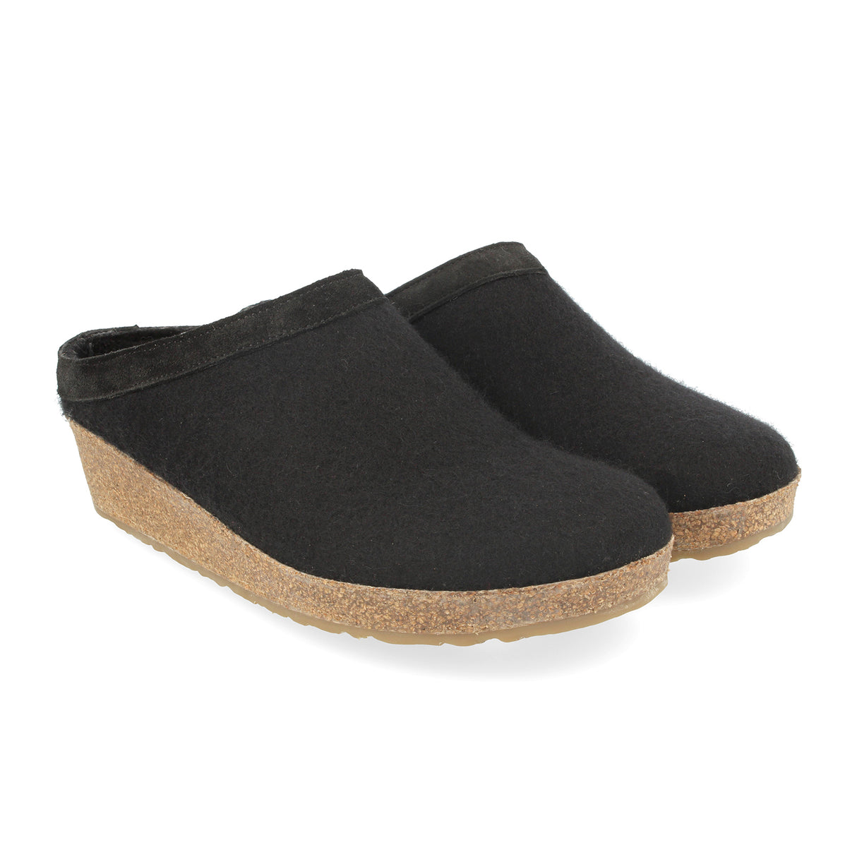 Haflinger Nellie Clog (Women) - Black Dress-Casual - Clogs & Mules - The Heel Shoe Fitters